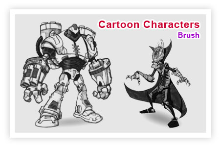 cartoon characters photos. Download Cartoon Characters Brush for Photoshop from FileSonic Hotfile & 